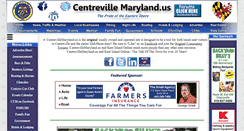 Desktop Screenshot of centrevillemaryland.us